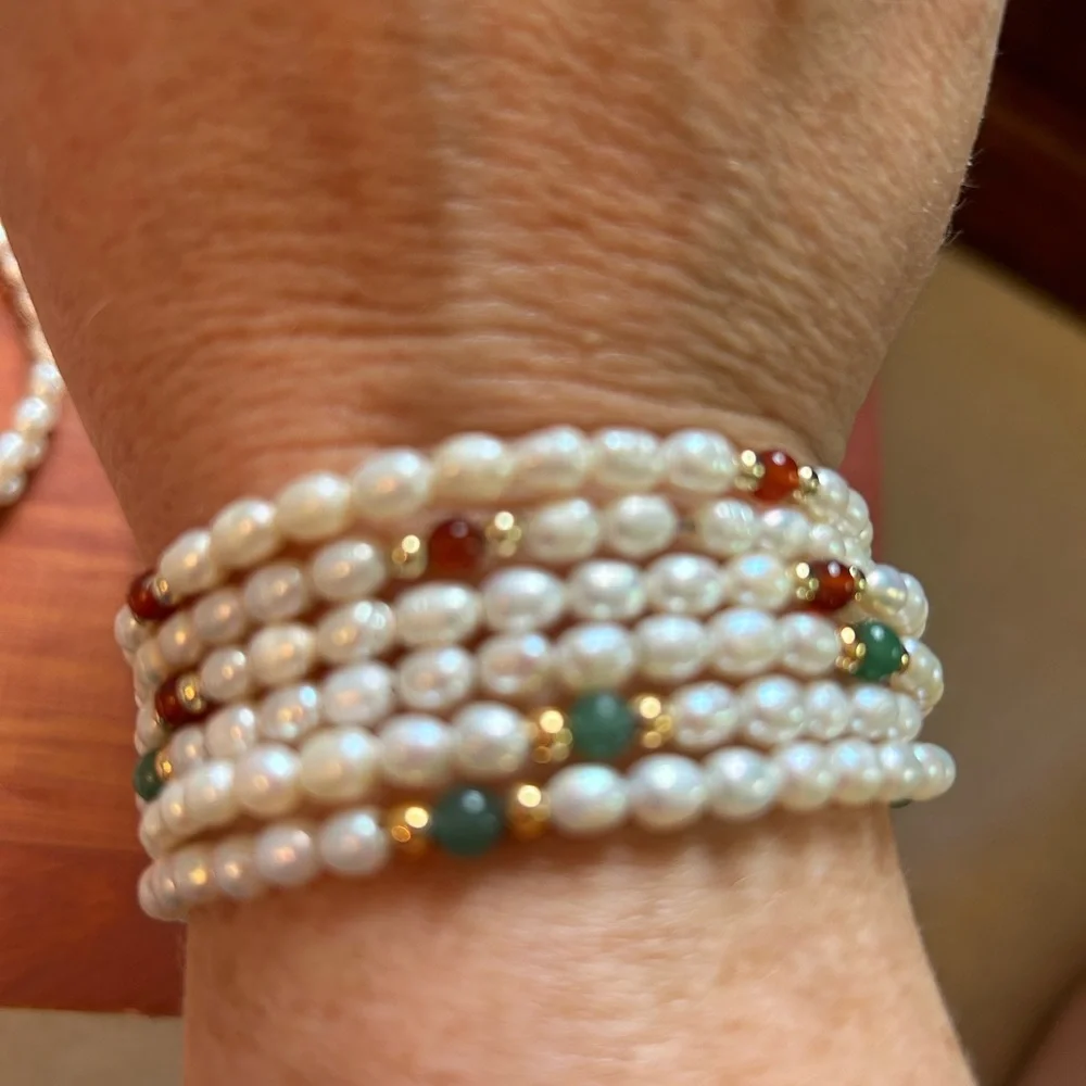Freshwater pearl bracelets - Picture 6 of 6
